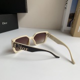 Dior Couple Fashion Versatile Square Frame Sunglasses