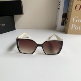Dior Couple Fashion Versatile Square Frame Sunglasses