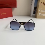 Cartier Fashion Versatile Square Large Frame Sunglasses