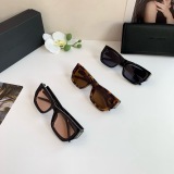 Yves Saint Laurent Fashion Versatile Square Large Frame Sunglasses