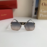 Cartier Fashion Versatile Square Large Frame Sunglasses