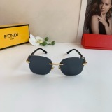  Fendi Classic Retro Versatile Frameless Sunglasses