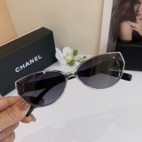 Chanel Fashion Versatile Cat Eye Sunglasses
