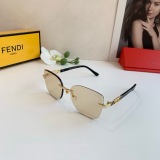  Fendi Classic Retro Versatile Frameless Sunglasses