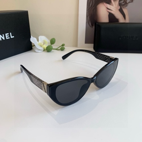 Chanel Fashion Versatile Cat Eye Sunglasses