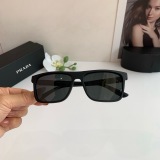 Prada Couple Fashion Versatile Square Frame Sunglasses