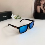 Prada Couple Fashion Versatile Square Frame Sunglasses