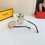 Fendi Classic Retro Versatile Frameless Sunglasses