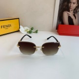  Fendi Classic Retro Versatile Frameless Sunglasses
