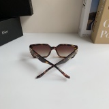 Dior Couple Fashion Versatile Square Frame Sunglasses