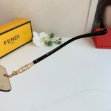  Fendi Classic Retro Versatile Frameless Sunglasses