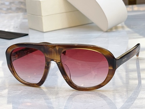 Prada Couple Fashion Versatile Sunglasses Size: 57-18-135