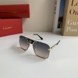 Cartier Fashion Versatile Square Large Frame Sunglasses