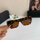 Yves Saint Laurent Fashion Versatile Square Large Frame Sunglasses
