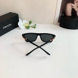 Prada Couple Fashion Versatile Square Frame Sunglasses