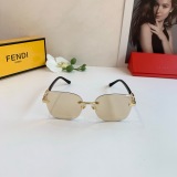  Fendi Classic Retro Versatile Frameless Sunglasses