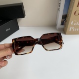 Dior Couple Fashion Versatile Square Frame Sunglasses