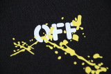 Off White Classic Inkjet Slant Stripe Printed Shorts Unisex Casual Loose Sports Shorts