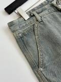 Chrome Hearts High Street Cross Splice Leather Embroidered workwear Cowboy Shorts