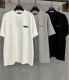 Louis Vuitton 26SS Simple Leather Logo T-shirt Unisex Casual Loose Short Sleeve