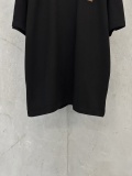 Louis Vuitton 26SS Simple Leather Logo T-shirt Unisex Casual Loose Short Sleeve