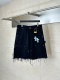 Chrome Hearts High Street Cross Splice Leather Embroidered workwear Cowboy Shorts
