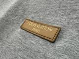 Louis Vuitton 26SS Simple Leather Logo T-shirt Unisex Casual Loose Short Sleeve