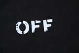 Off White Fashion Chain Arrow Printed T-shirt Couple Casual Loose Short Sleeve
