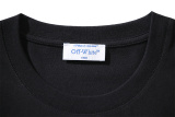 Off White Personalized Logo Printed T-shirt Couple Casual Loose Short Sleeve