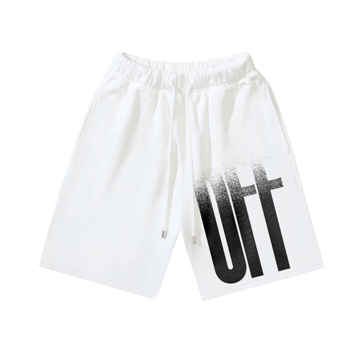 Off White Classic Logo Printed Shorts Unisex Casual Loose Sports Shorts