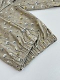 Louis Vuitton 26SS Unisex Fashion Full Print Daisy Stand Up Collar Jacket Casual Coat