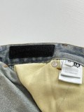 Chrome Hearts High Street Cross Splice Leather Embroidered workwear Cowboy Shorts
