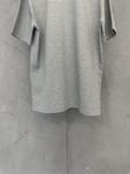 Louis Vuitton 26SS Simple Leather Logo T-shirt Unisex Casual Loose Short Sleeve