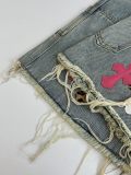 Chrome Hearts High Street Cross Splice Leather Embroidered workwear Cowboy Shorts