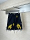 Chrome Hearts High Street Cross Splice Leather Embroidered workwear Cowboy Shorts
