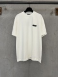 Louis Vuitton 26SS Simple Leather Logo T-shirt Unisex Casual Loose Short Sleeve