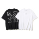 Off White Classic Arrow Logo Printed T-shirt Couple Casual Loose Short Sleeve
