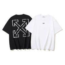 Off White Classic Arrow Logo Printed T-shirt Couple Casual Loose Short Sleeve Off White Classic Arrow Logo Printed T-shirt Couple Casual Loose Short Sleeve