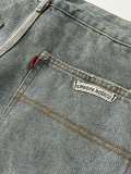 Chrome Hearts High Street Cross Splice Leather Embroidered workwear Cowboy Shorts