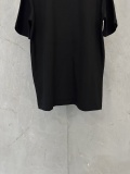Louis Vuitton 26SS Simple Leather Logo T-shirt Unisex Casual Loose Short Sleeve