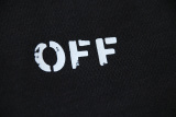 Off White Fashion 3D Arrow Printed T-shirt Couple Casual Loose Short Sleeve