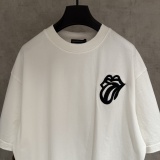 Chrome Hearts New Fashion Embroidered T-shirt Couple Casual Loose Short Sleeve