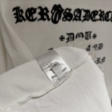 Chrome Hearts New Fashion Embroidered T-shirt Couple Casual Loose Short Sleeve