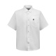 Ami Paris Classic Love Embroidered Short Sleeve Shirt