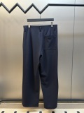 Loewe Unisex Fashion Leather Logo Versatile Casual Pants