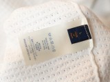 Louis Vuitton Fashion Embroidered Logo Waffle Open Collar Knitted Shirt