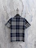 Burberry 26SS Classic Checkered Round Neck Casual Short Sleeve T-shirt