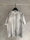 Chrome Hearts New Fashion Patchwork Embroidered Cross T-shirt Couple Casual Loose Short Sleeve