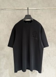 Chrome Hearts New Fashion Patchwork Embroidered Cross T-shirt Couple Casual Loose Short Sleeve