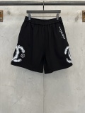 Chanel 26SS Couple Fashion Hand Drawn Logo Printed Casual Versatile Shorts